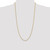 14k Yellow Gold 2.5mm Hollow Rope Chain BC202-28