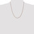 22" 14K Rose Gold 1.2mm Diamond-cut Spiga Chain Necklace