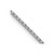 14K White Gold 1mm Diamond-cut Open Franco Chain 7174-24