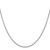 14K White Gold 1.5mm Diamond-cut Rolo Chain 7213-18