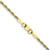 18" 10K Yellow Gold 2mm Diamond-cut Quadruple Rope Chain Necklace