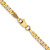 16" 10K Yellow Gold 2.9mm Flat Beveled Curb Chain Necklace
