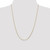 14K Yellow Gold 24 inch 1.4mm Diamond-cut Round Open Link Cable with Lobster Clasp Chain