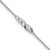 14K White Gold 1.40mm Diamond-cut Oval Link Chain 7210-18