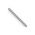 14K White Gold .8mm Box with Spring Ring Clasp Chain 904-24