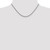 14K White Gold 16 inch 2.35mm Hollow 3-Wire Wheat with Lobster Clasp Chain