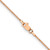 14K Rose Gold .8mm Box with Lobster Clasp Chain 7160-22