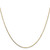 14K Yellow Gold .8mm Box with Spring Ring Clasp Chain 715-24