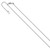 14K White Gold Adjustable 1.2 mm Diamond-cut Loose Rope Chain 3972-30