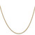 22" 14K Yellow Gold 1.4mm Round Open Link Cable Chain Necklace