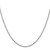 14K White Gold 20 inch 1.6mm Round Open Link Cable with Lobster Clasp Chain
