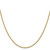 14K Yellow Gold 1.5mm Diamond-cut Rolo Chain 7214-16