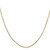 14K Yellow Gold 20 inch .8mm Octagonal Snake with Lobster Clasp Chain