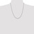 22" 14K White Gold 1.8mm Forzantine Cable Chain Necklace