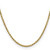 10k Yellow Gold 2.5mm Hollow Diamond-cut Rope Chain 10DH018-28