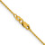 14K Yellow Gold 1.40mm Diamond-cut Oval Link Chain 7209-16