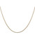 14K Yellow Gold 22 inch .8mm Round Snake with Lobster Clasp Chain