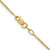14K Yellow Gold 1mm Concave Box Chain 7260-16