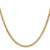 14K Yellow Gold 16 inch 3.35mm Hollow Curb with Lobster Clasp Chain