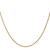 30" 10K Yellow Gold 1.25mm Spiga Chain Necklace
