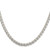 26" Sterling Silver 5mm Round Spiga Chain Necklace