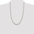 26" Sterling Silver 5mm Round Spiga Chain Necklace