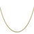 18" 10K Yellow Gold 1.1mm Round Snake Chain Necklace