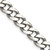 20" Sterling Silver Antiqued 8mm Curb Chain Necklace