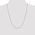 14K Rose Gold .7mm Box with Lobster Clasp Chain 7168-24