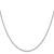 14K White Gold 1.25mm Diamond-cut Rolo Chain 7211-20