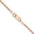 14" 14K Rose Gold 1.50mm Diamond-cut Rope with Lobster Clasp Chain Necklace