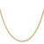 14K Yellow Gold 16 inch 1.8mm Lightweight Flat Bismark with Lobster Clasp Chain