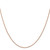 14K Rose Gold 1mm Diamond-cut Open Franco Chain 7215-20