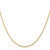14K Yellow Gold 20 inch 1.5mm Extra Light Diamond-cut Rope with Lobster Clasp Chain
