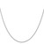 14K White Gold 1mm Diamond-cut Open Franco Chain 7174-20