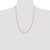 14K Yellow Gold 1.3mm Sparkle Singapore Chain 1830-24