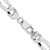 Sterling Silver Rhodium-plated 8.5mm Lightweight Flat Figaro Chain QMB220R-26