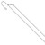 10k White Gold Adjustable 1mm Diamond-cut Wheat Chain