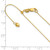 14K Yellow Gold Adjustable .55mm Baby Box Chain 1220-30