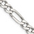 36" Sterling Silver 6.75mm Figaro Chain Necklace