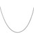 14K White Gold 16 inch 1.25mm Spiga with Lobster Clasp Chain