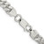 Sterling Silver 6.4mm Polished Domed Curb Chain QDB180-22
