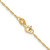14K Yellow Gold 1.5mm Mariners Link Chain MA040-20