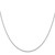 14K White Gold 1.15mm Diamond-cut Oval Link Chain 7203-20