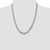 Sterling Silver Rhodium-plated 7mm Flat Anchor Chain QAN200R-22