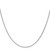18K White Gold 1.15mm Diamond-cut Cable Chain