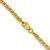 16" 10K Yellow Gold 2.4mm Flat Anchor Chain Necklace