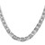 Sterling Silver Rhodium-plated 7mm Flat Anchor Chain QAN200R-20