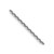14K White Gold 30 inch .95mm Diamond-cut Cable with Lobster Clasp Chain