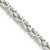 28" Sterling Silver 3.25mm Byzantine Chain Necklace